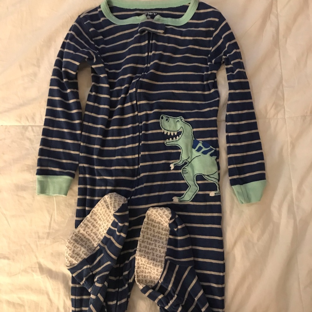 Carters size 4t footed pajamas